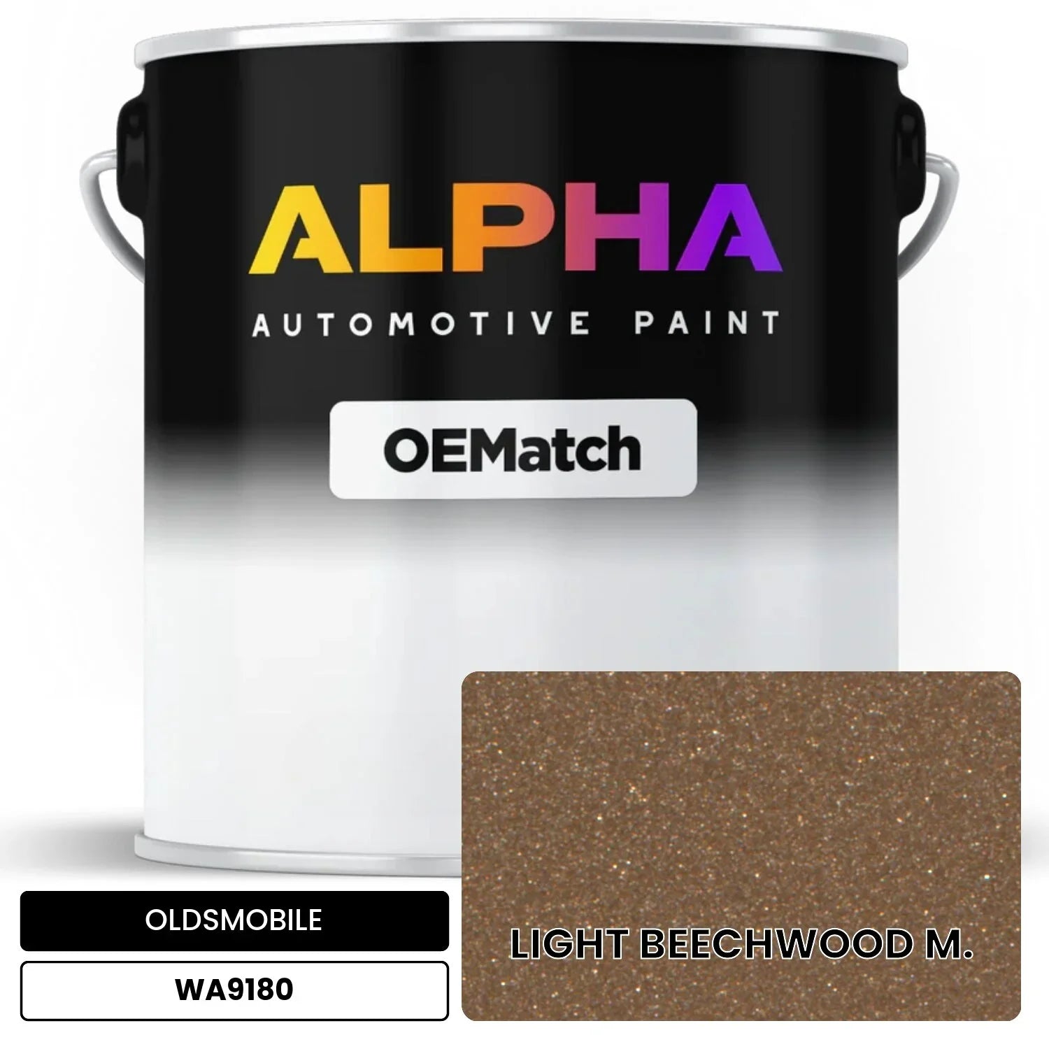 OLDSMOBILE LIGHT BEECHWOOD M. WA9180 OEMatch Basecoat