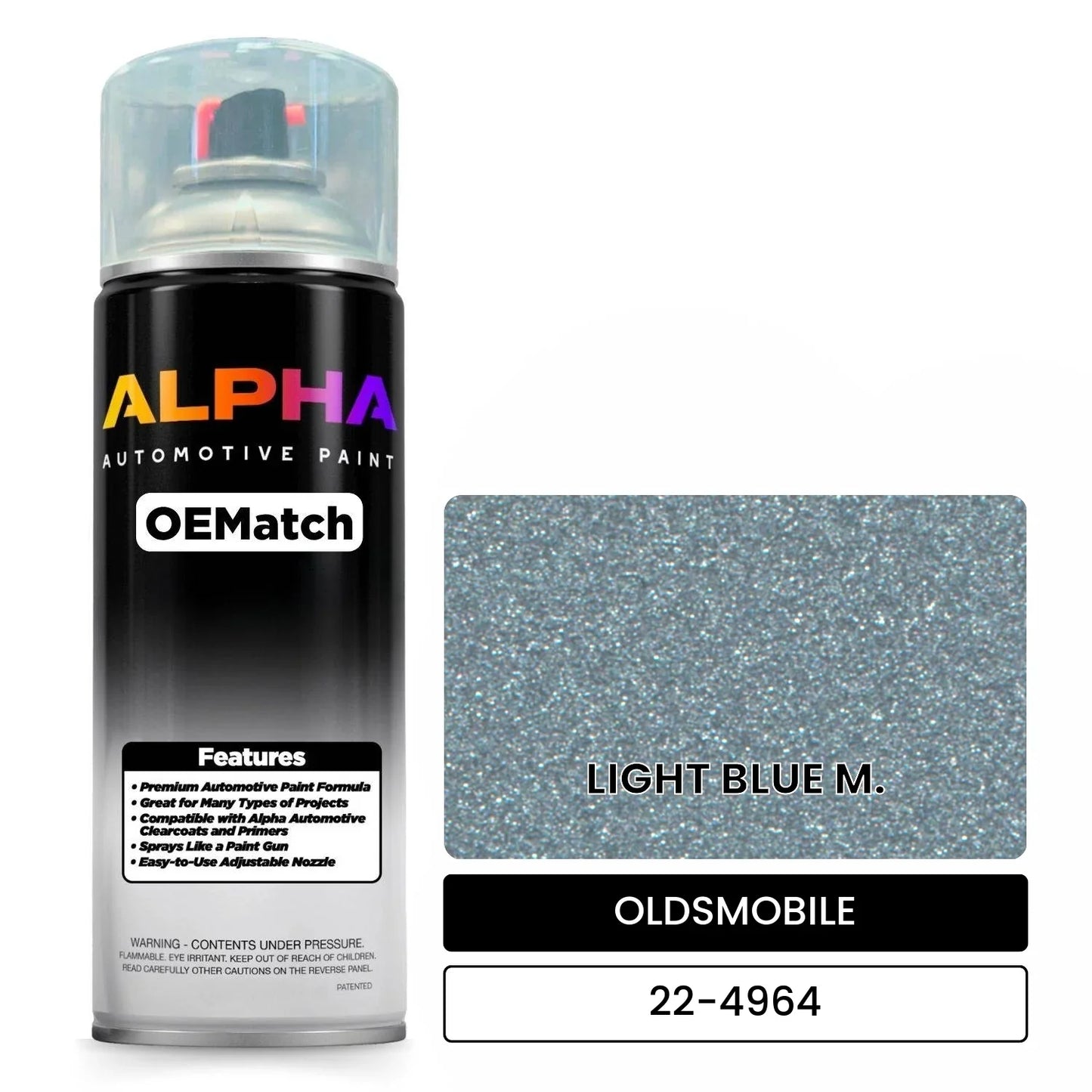 OLDSMOBILE LIGHT BLUE M. 22-4964 OEMatch Spraycan