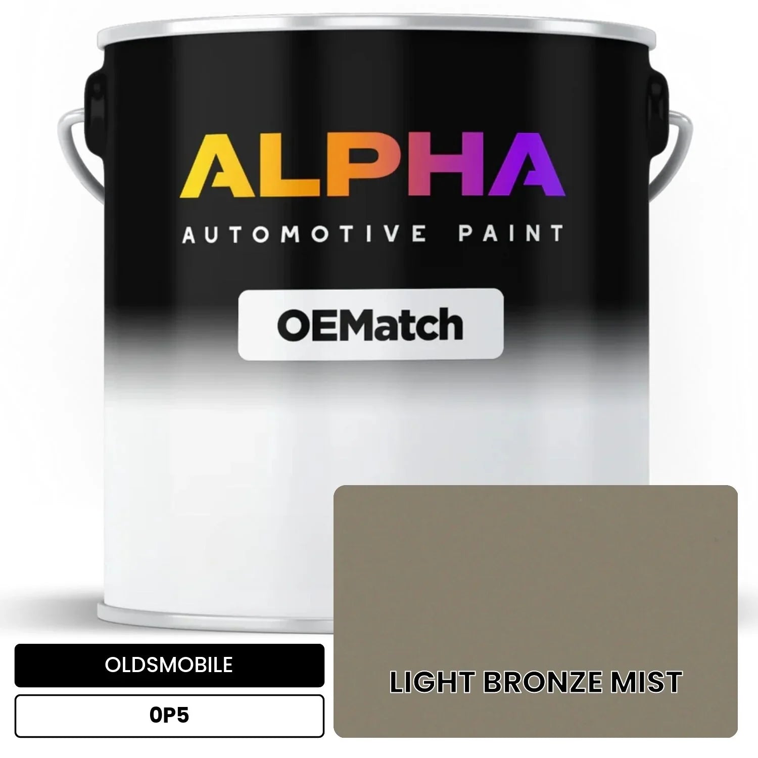 OLDSMOBILE LIGHT BRONZE MIST 0P5 OEMatch Basecoat
