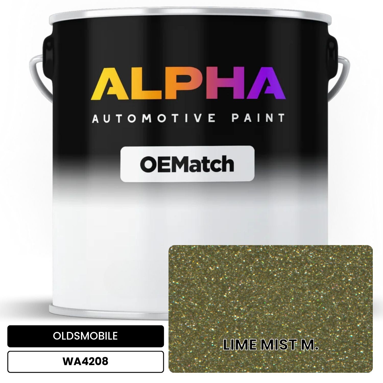 OLDSMOBILE LIME MIST M. WA4208 OEMatch Basecoat