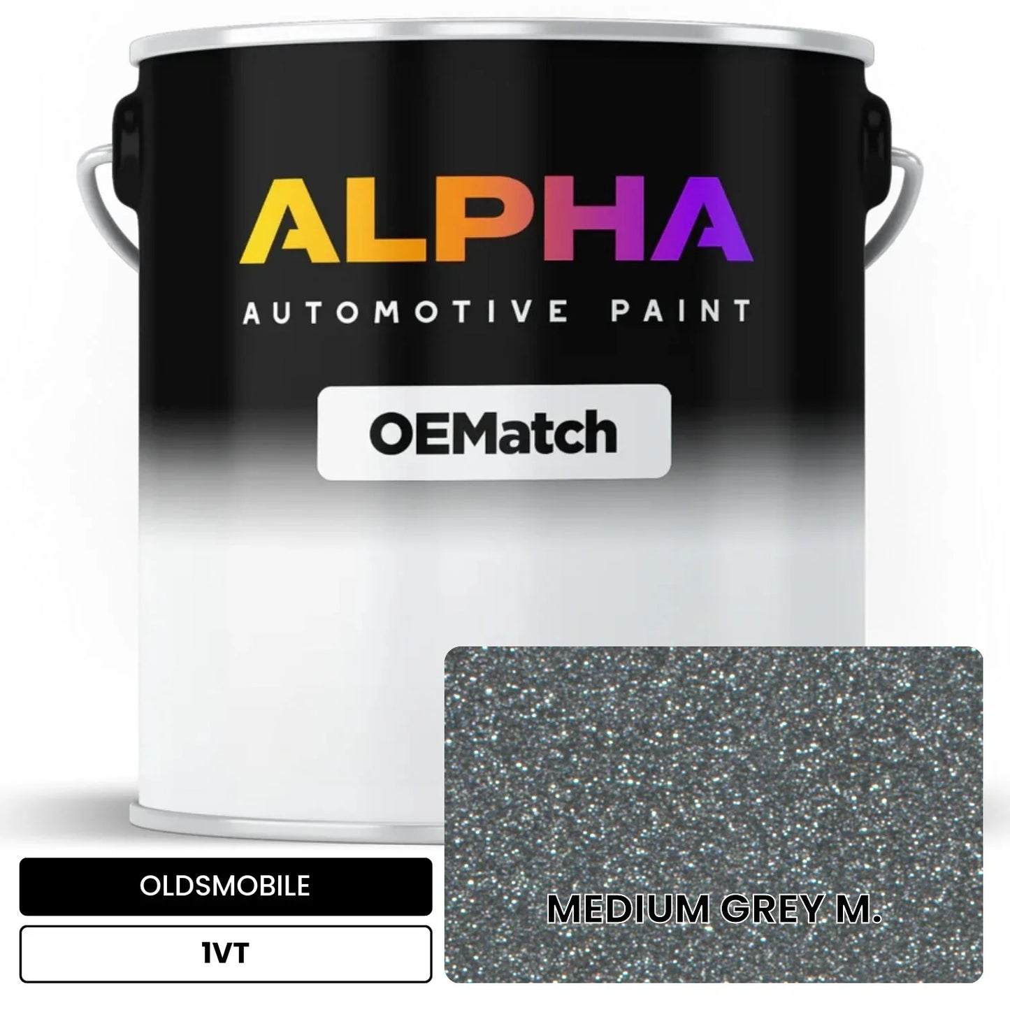 OLDSMOBILE MEDIUM GREY M. 1VT OEMatch Basecoat