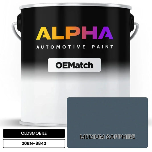 OLDSMOBILE MEDIUM SAPPHIRE 20BN-8842 OEMatch Basecoat