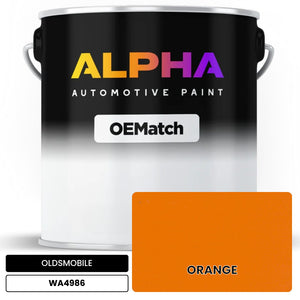 OLDSMOBILE ORANGE WA4986 | OEMatch Automotive Basecoat