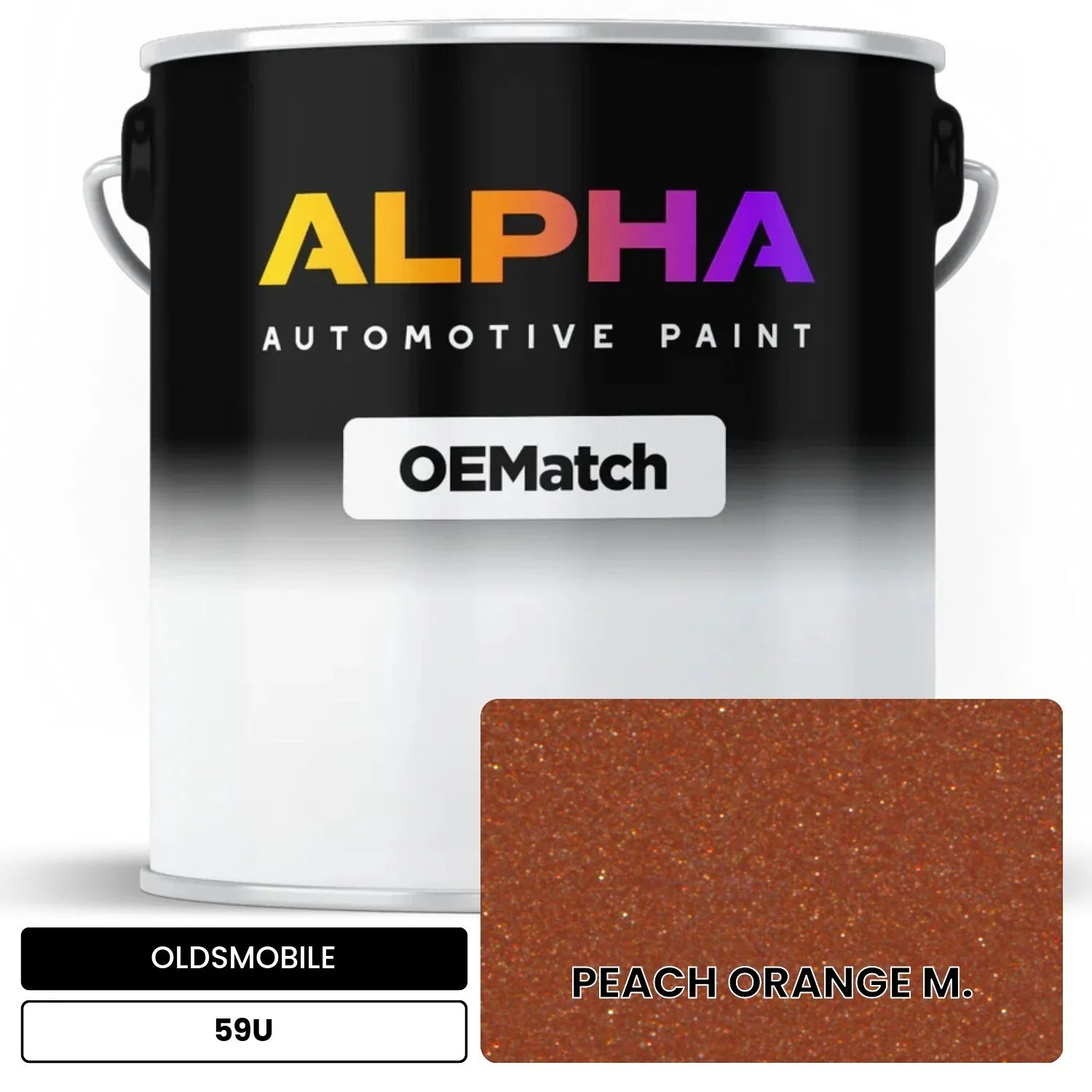 OLDSMOBILE PEACH ORANGE M. 59U OEMatch Basecoat