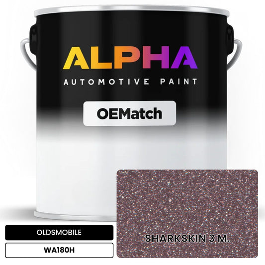 OLDSMOBILE SHARKSKIN 3 M. WA180H OEMatch Basecoat