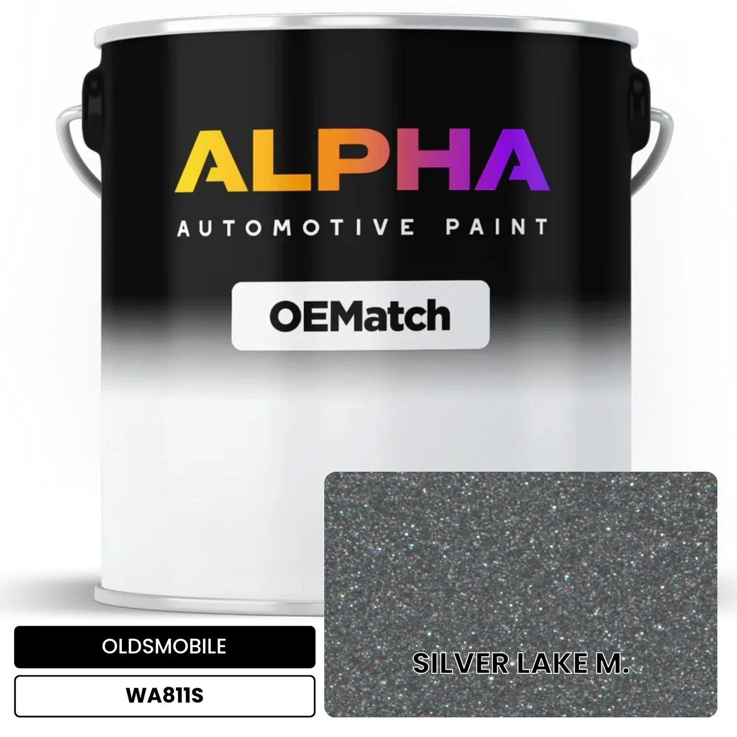 OLDSMOBILE SILVER LAKE M. WA811S OEMatch Basecoat