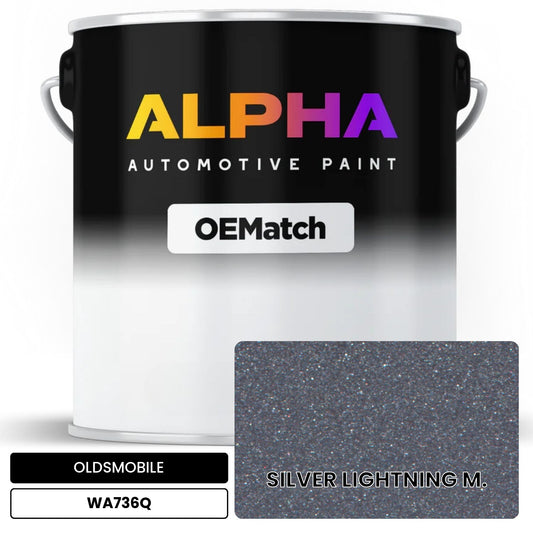 OLDSMOBILE SILVER LIGHTNING M. WA736Q OEMatch Basecoat