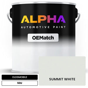 OLDSMOBILE SUMMIT WHITE 50U | OEMatch Automotive Basecoat