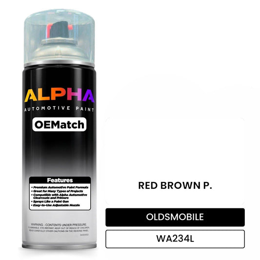 OLDSMOBILE RED BROWN P. WA234L OEMatch Spraycan