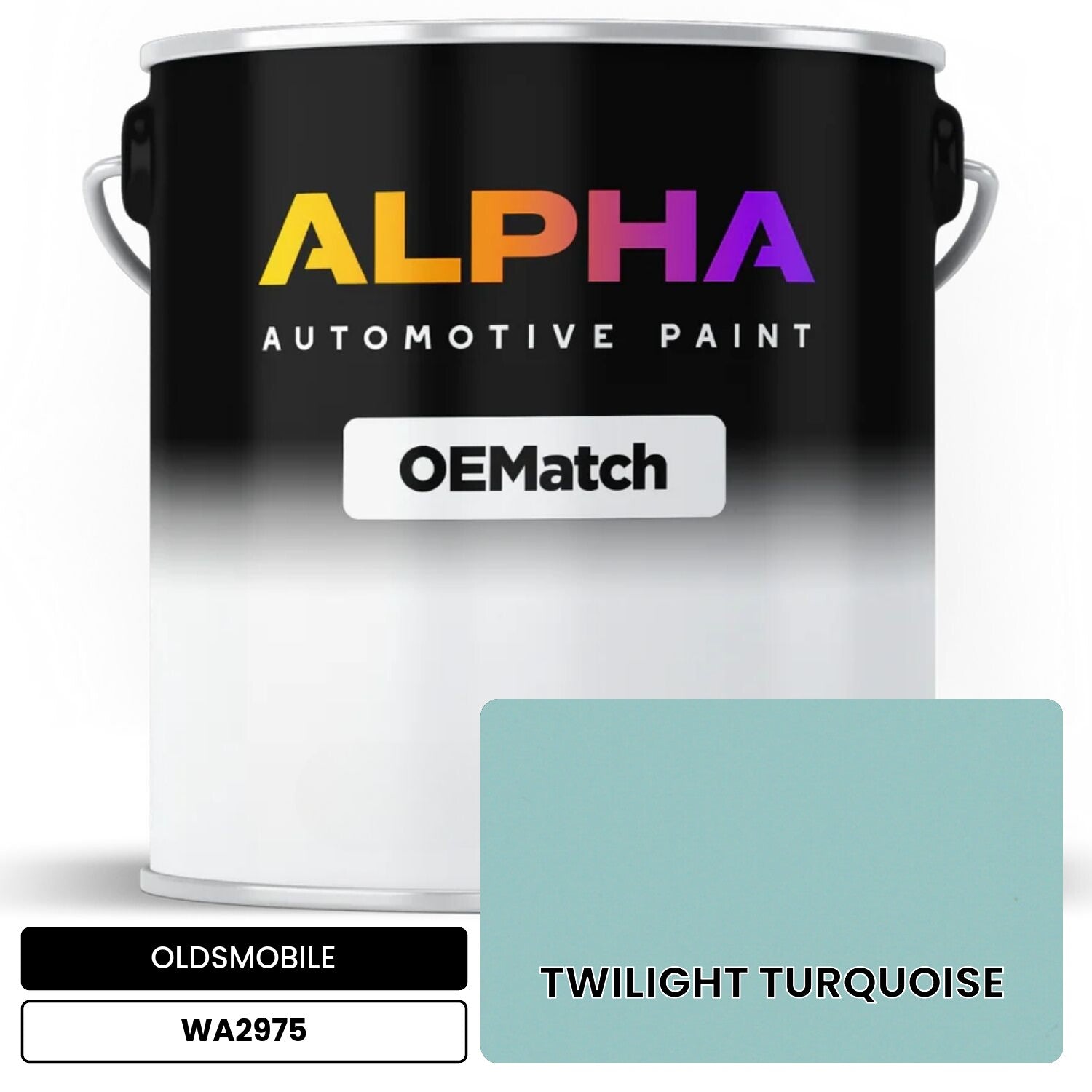 OLDSMOBILE TWILIGHT TURQUOISE WA2975 OEMatch Basecoat