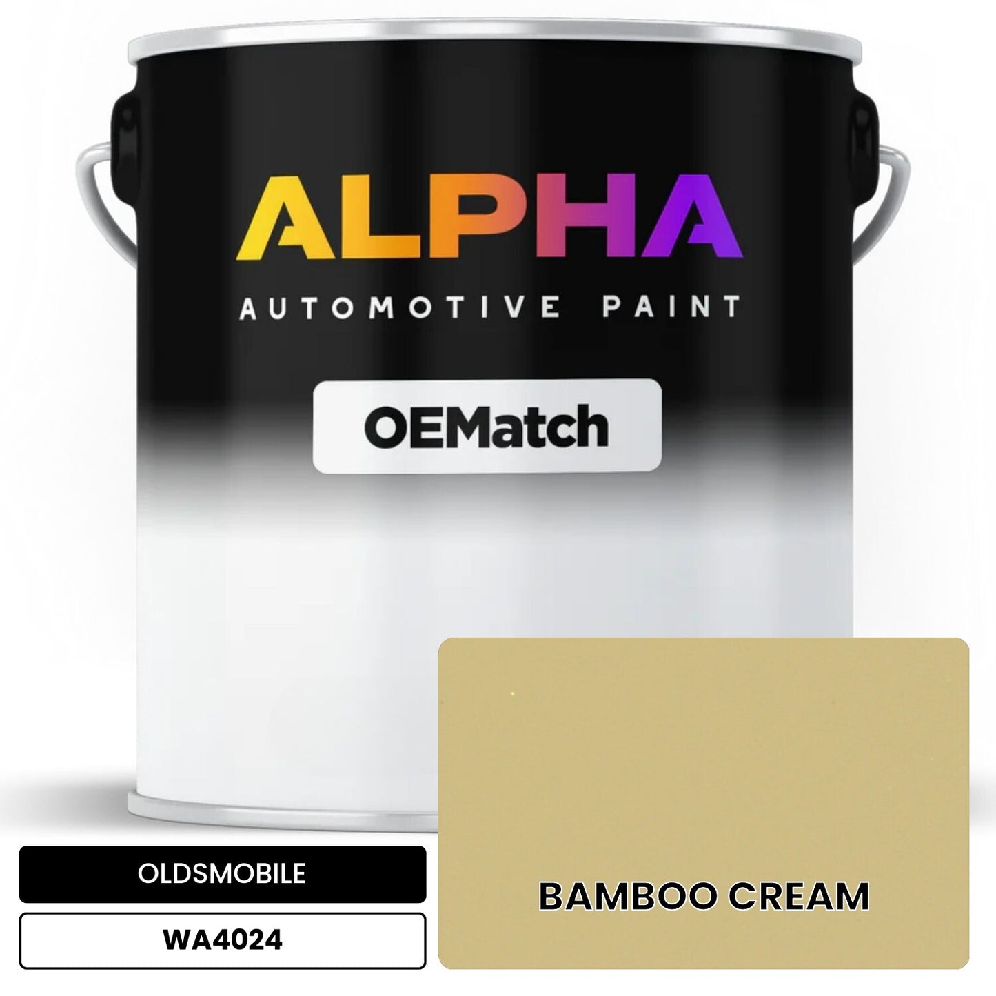 OLDSMOBILE BAMBOO CREAM WA4024 OEMatch Basecoat