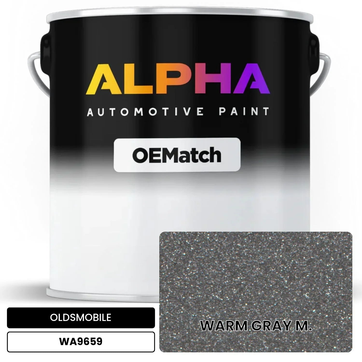 OLDSMOBILE WARM GRAY M. WA9659 OEMatch Basecoat