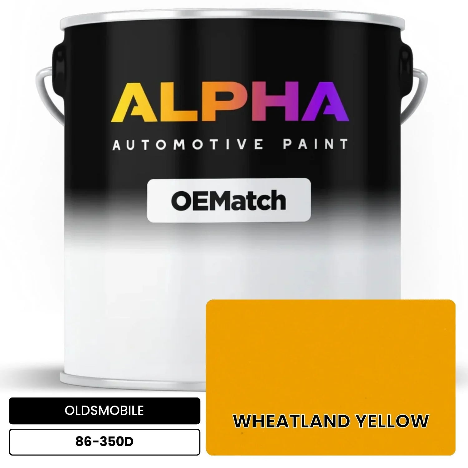 OLDSMOBILE WHEATLAND YELLOW 86-350D OEMatch Basecoat