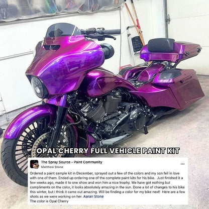 Opal Cherry Motorcycle Paint Kit