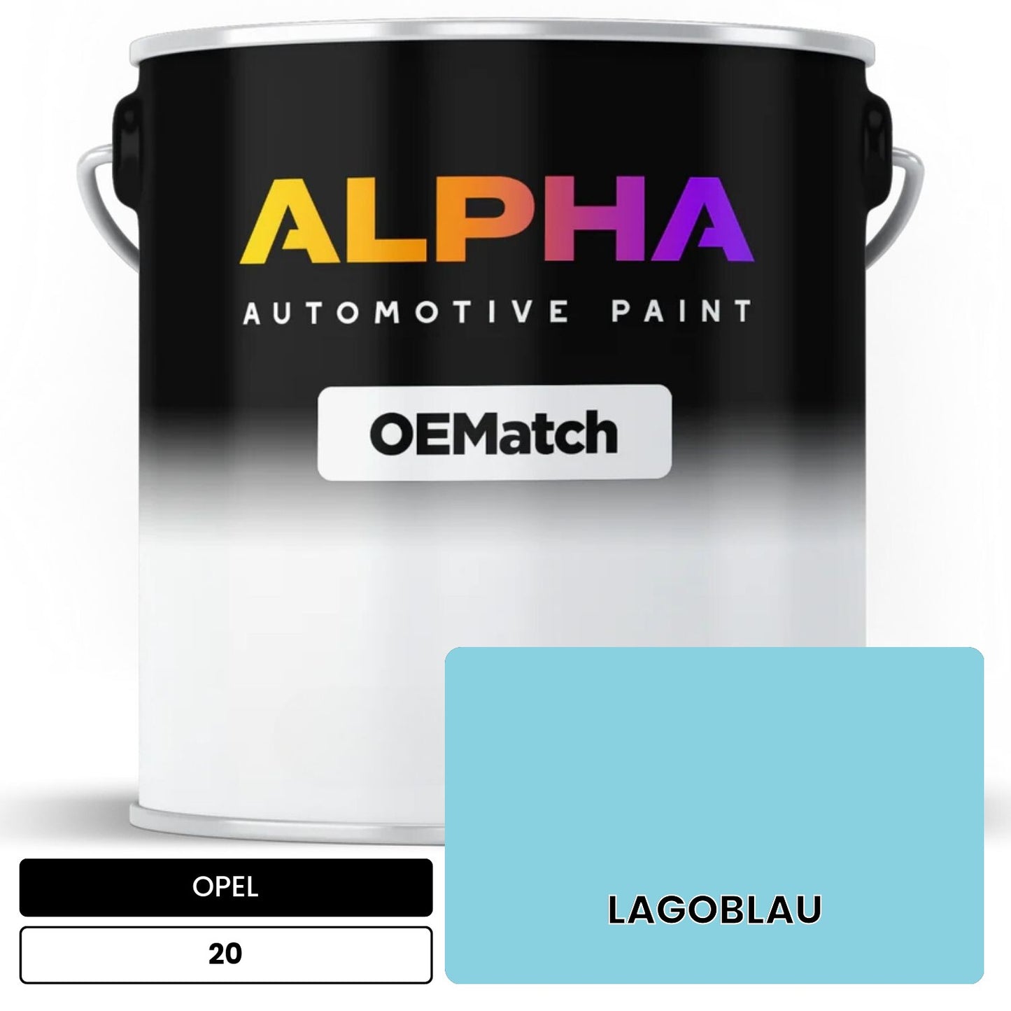 OPEL LAGOBLAU 20 OEMatch Basecoat