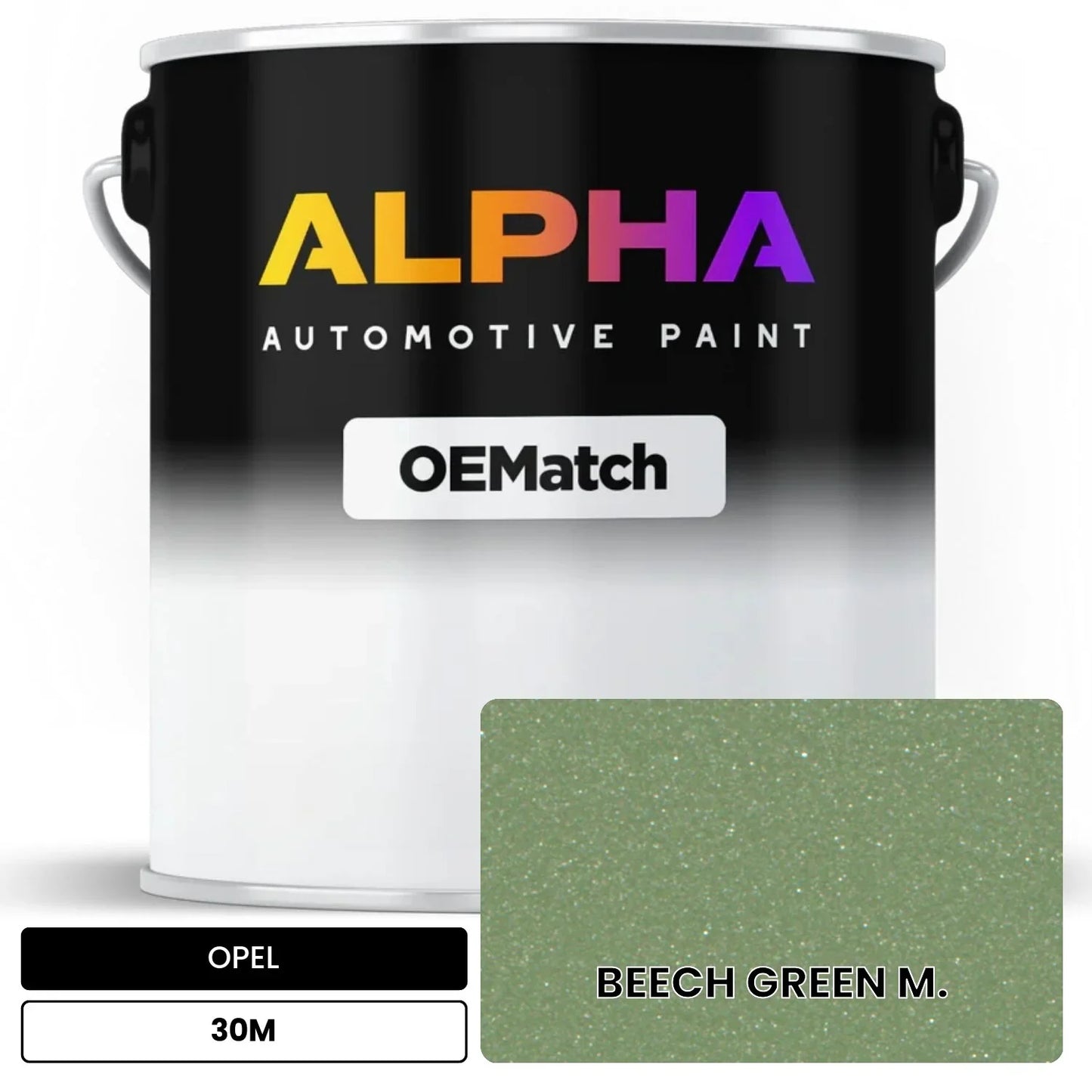 OPEL BEECH GREEN M. 30M OEMatch Basecoat