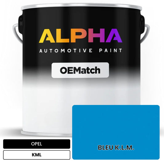 OPEL BLEU K.L.M. KML OEMatch Basecoat