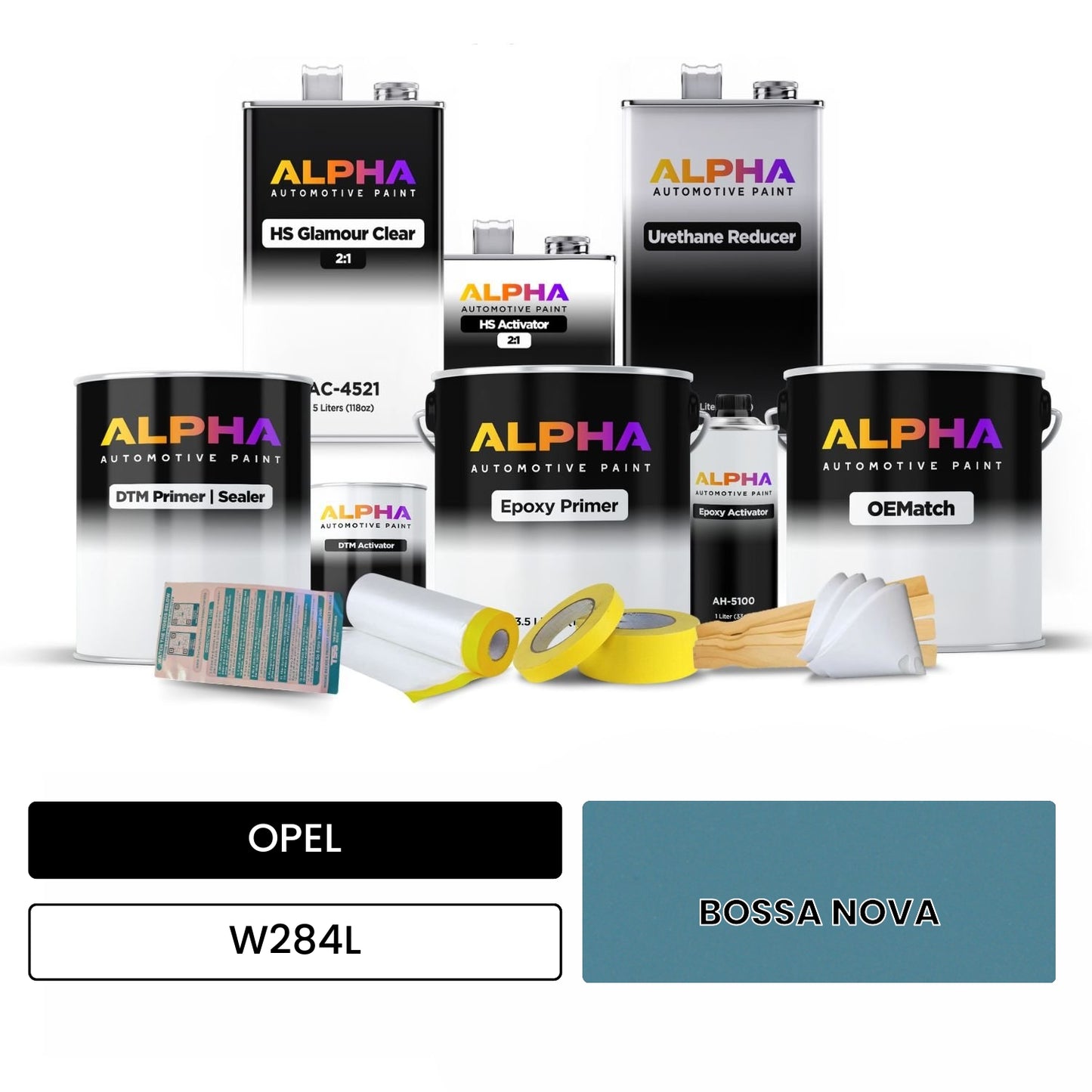 OPEL BOSSA NOVA W284L OEMatch Vehicle Paint Kit