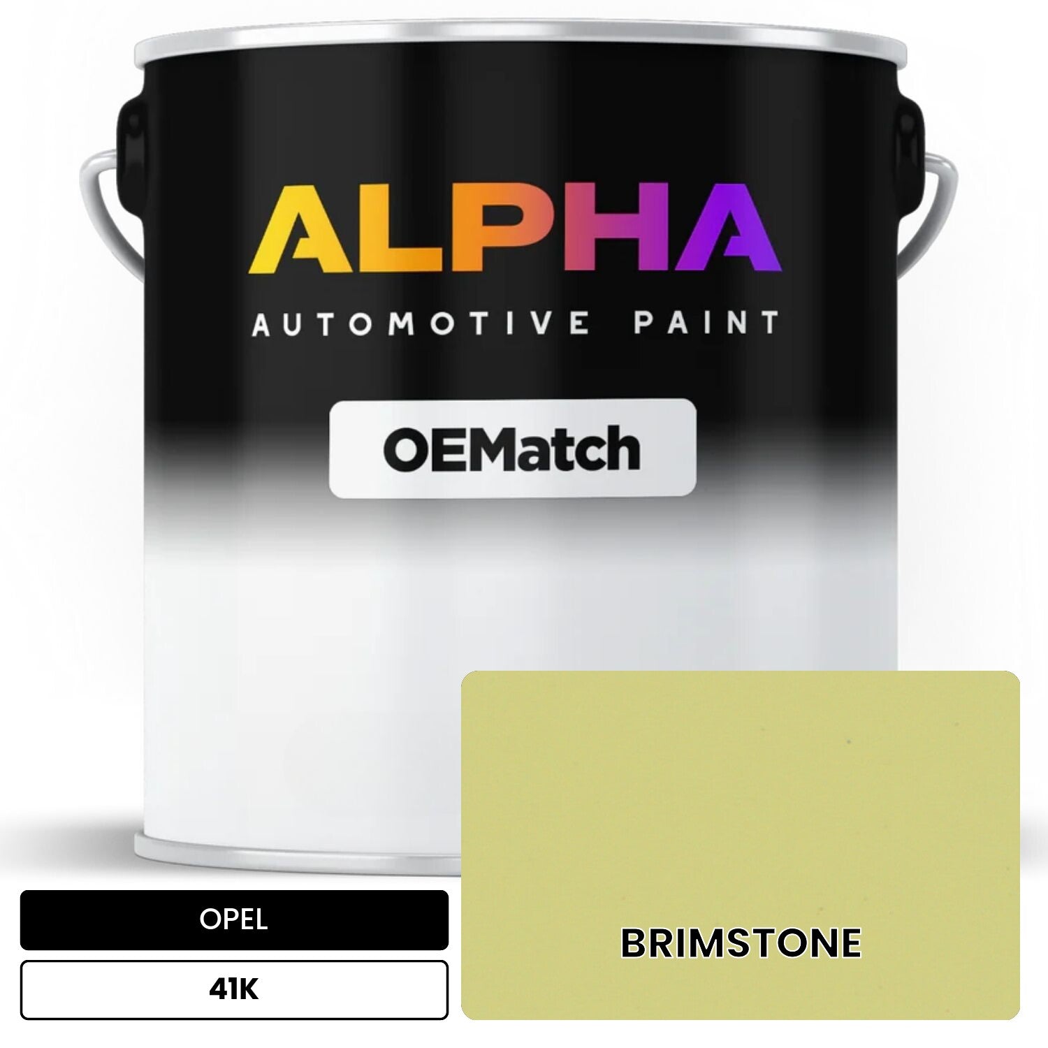OPEL BRIMSTONE 41K OEMatch Basecoat