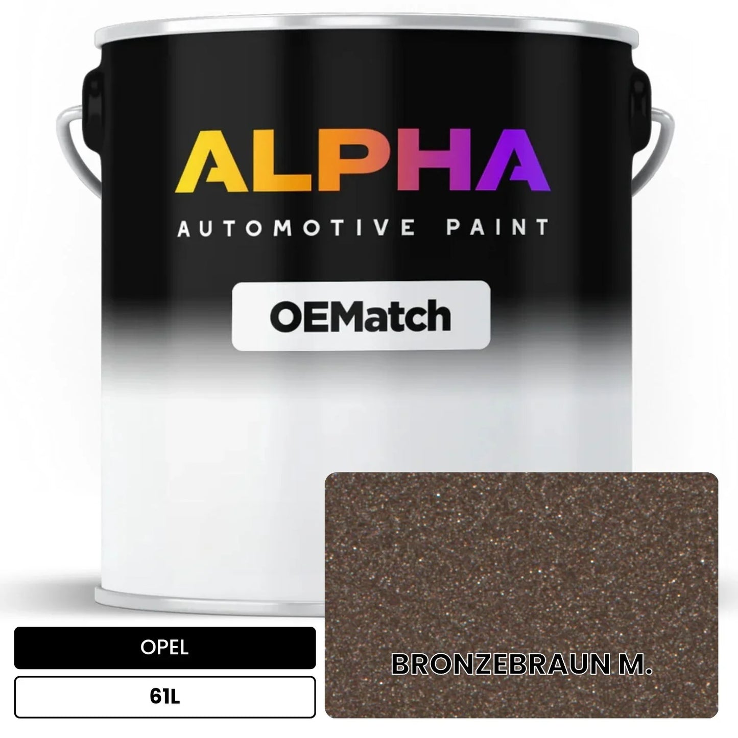 OPEL BRONZEBRAUN M. 61L OEMatch Basecoat