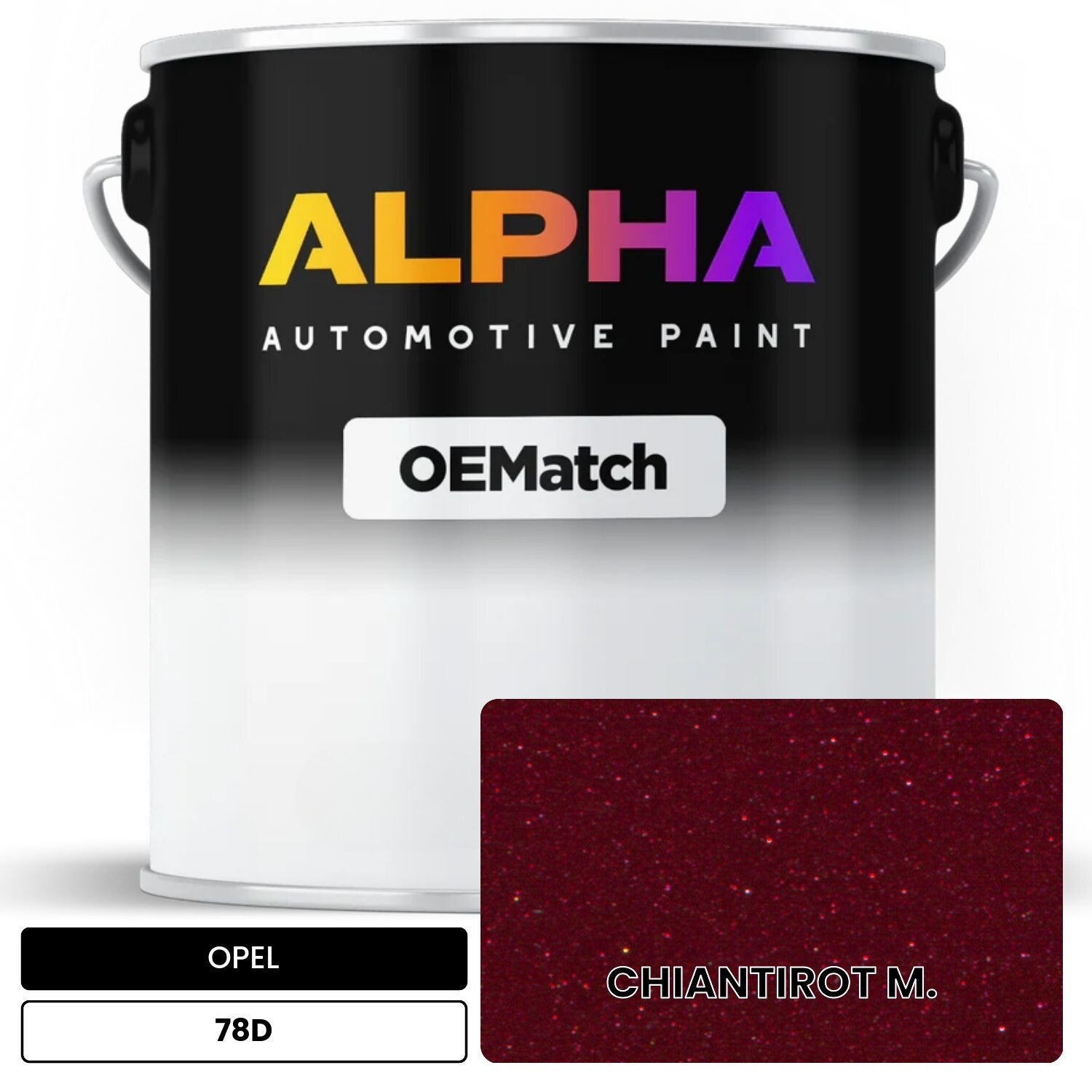 OPEL CHIANTIROT M. 78D OEMatch Basecoat