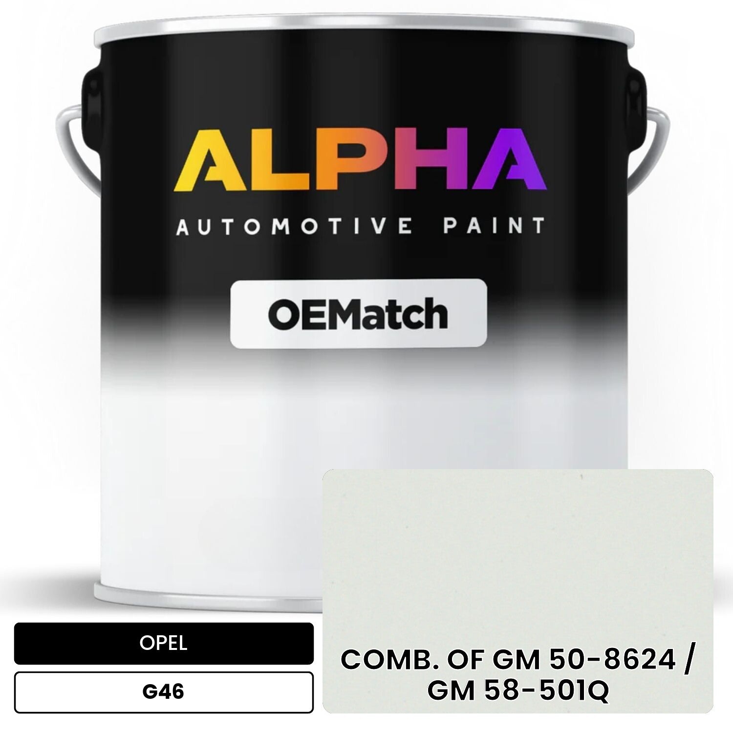 OPEL COMB. OF GM 50-8624 / GM 58-501Q G46 OEMatch Basecoat