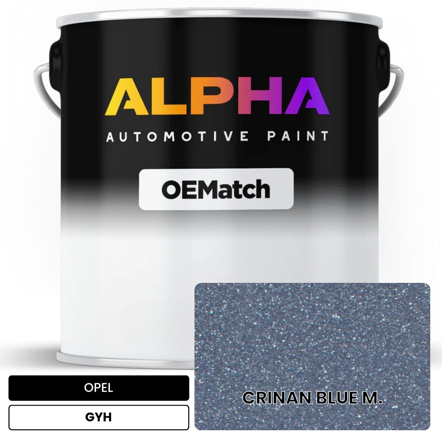 OPEL CRINAN BLUE M. GYH OEMatch Basecoat