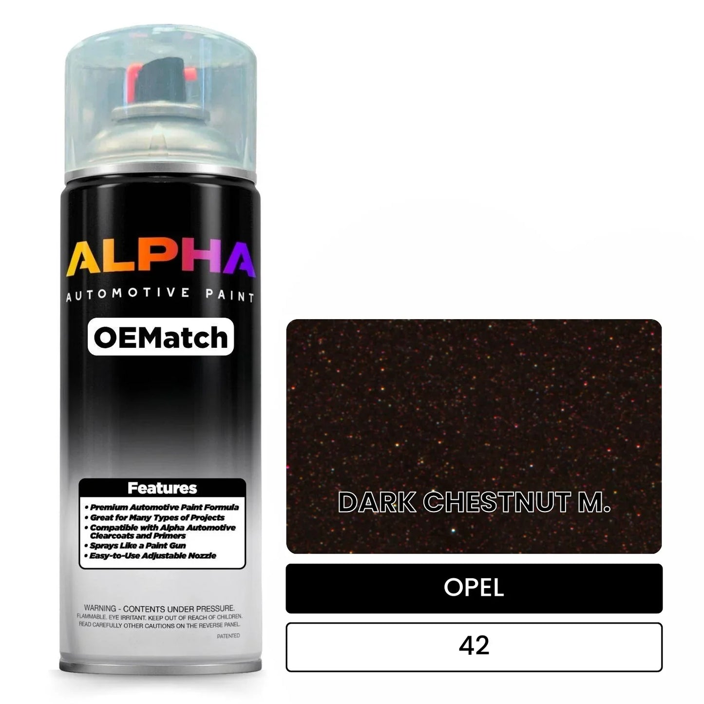 OPEL DARK CHESTNUT M. 42 OEMatch Spraycan
