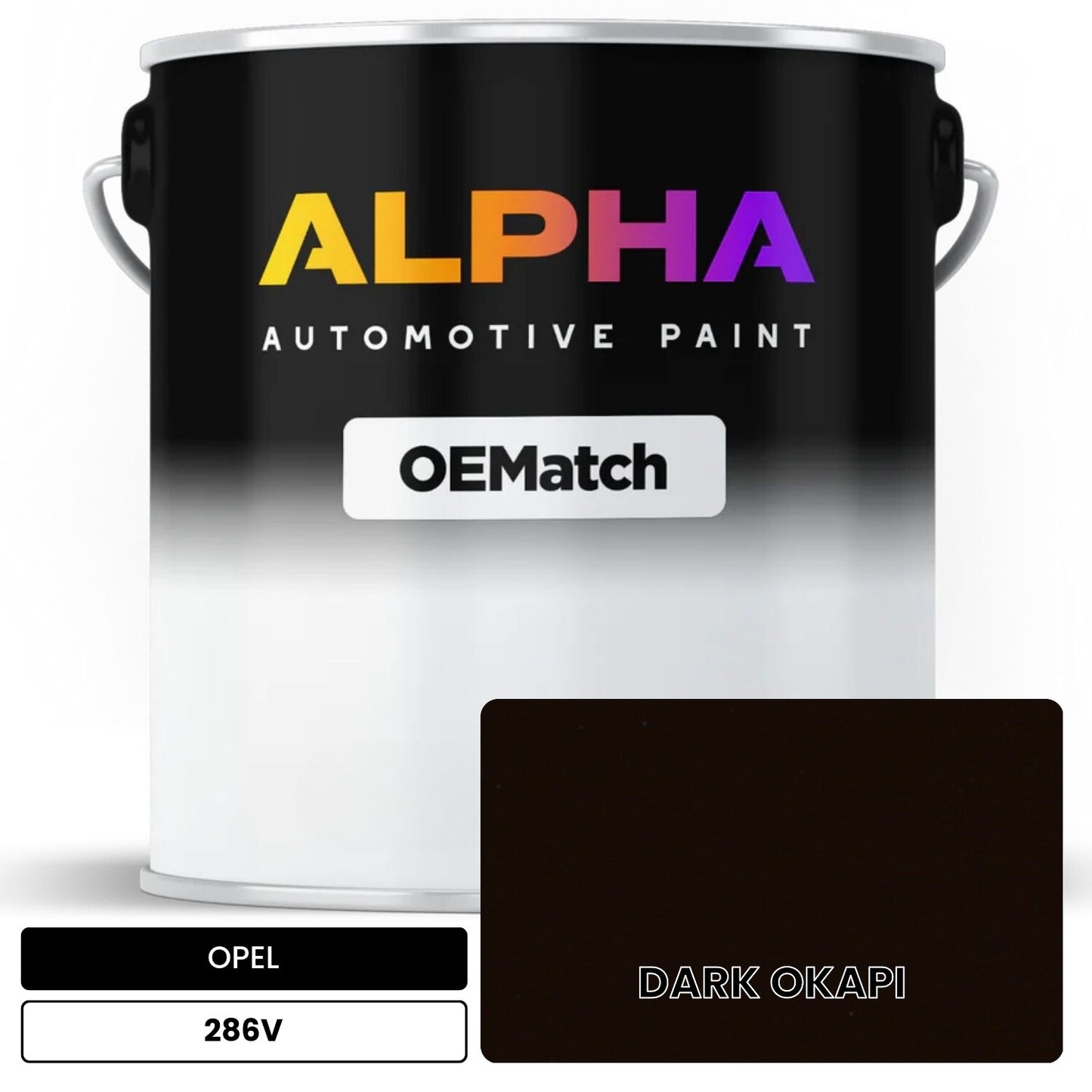 OPEL DARK OKAPI 286V OEMatch Basecoat