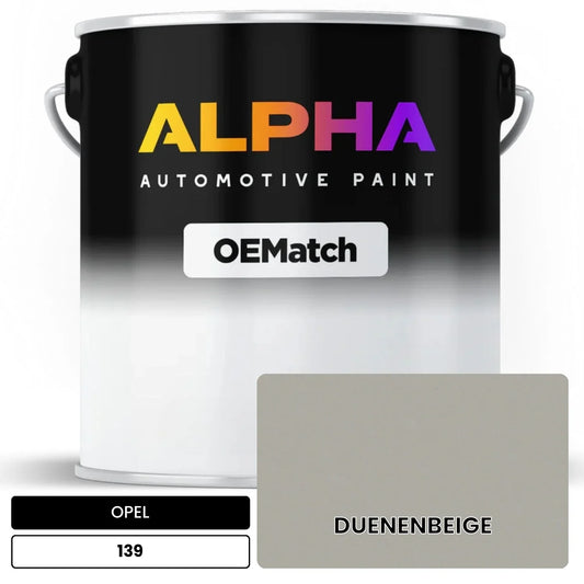 OPEL DUENENBEIGE 139 OEMatch Basecoat