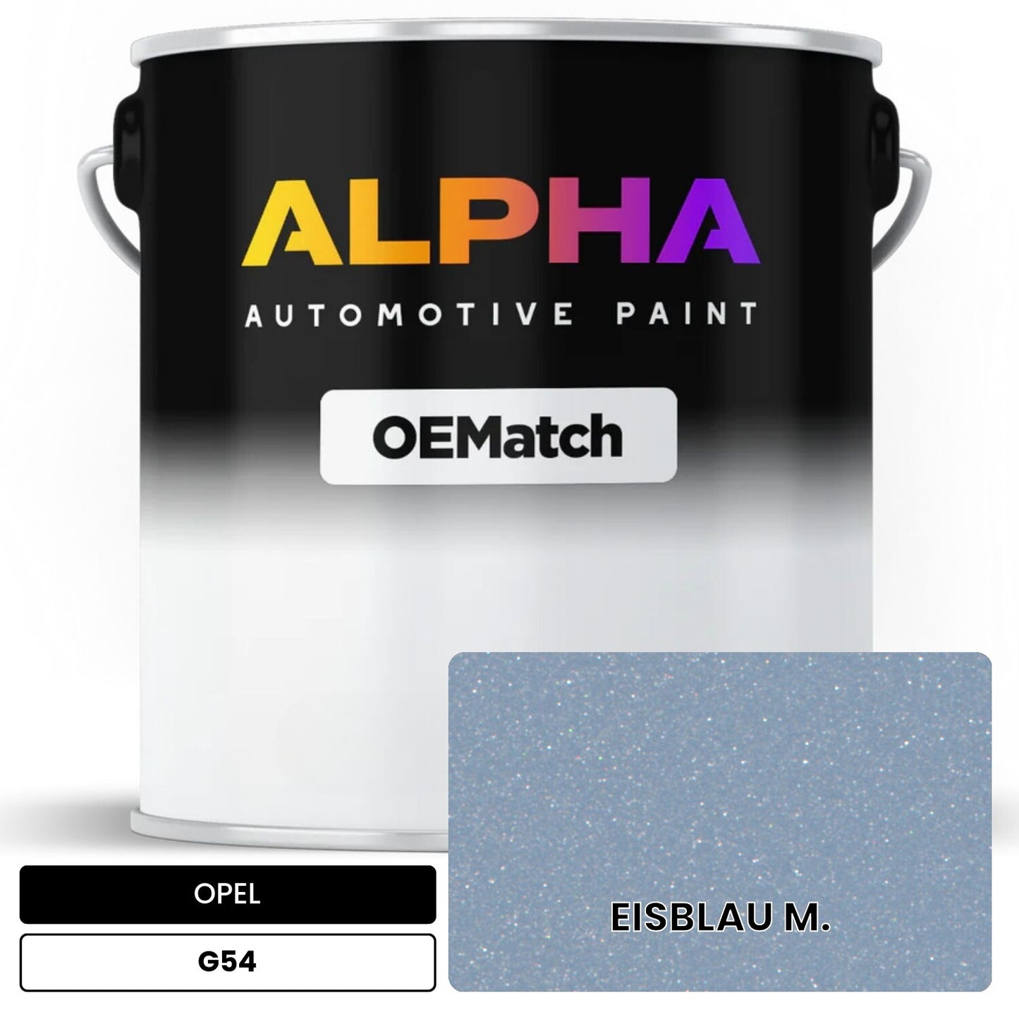 OPEL EISBLAU M. G54 OEMatch Basecoat