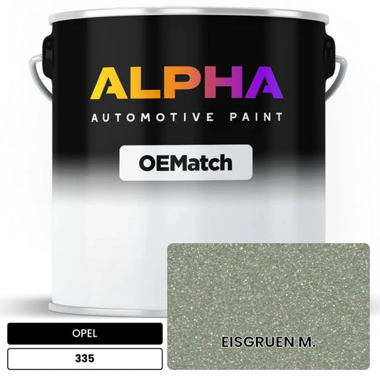 OPEL EISGRUEN M. 335 OEMatch Basecoat