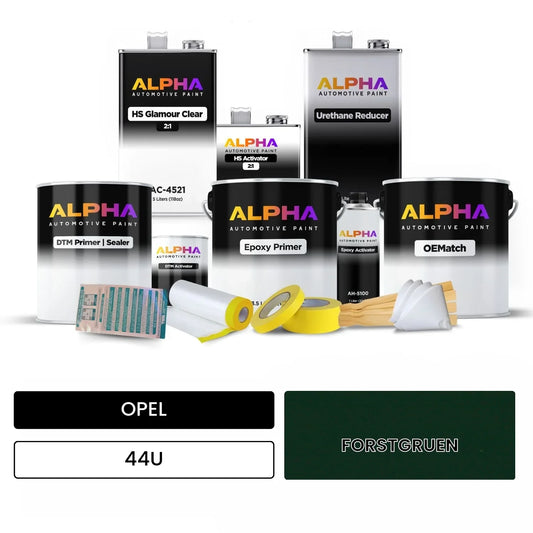 OPEL FORSTGRUEN 44U OEMatch Vehicle Paint Kit