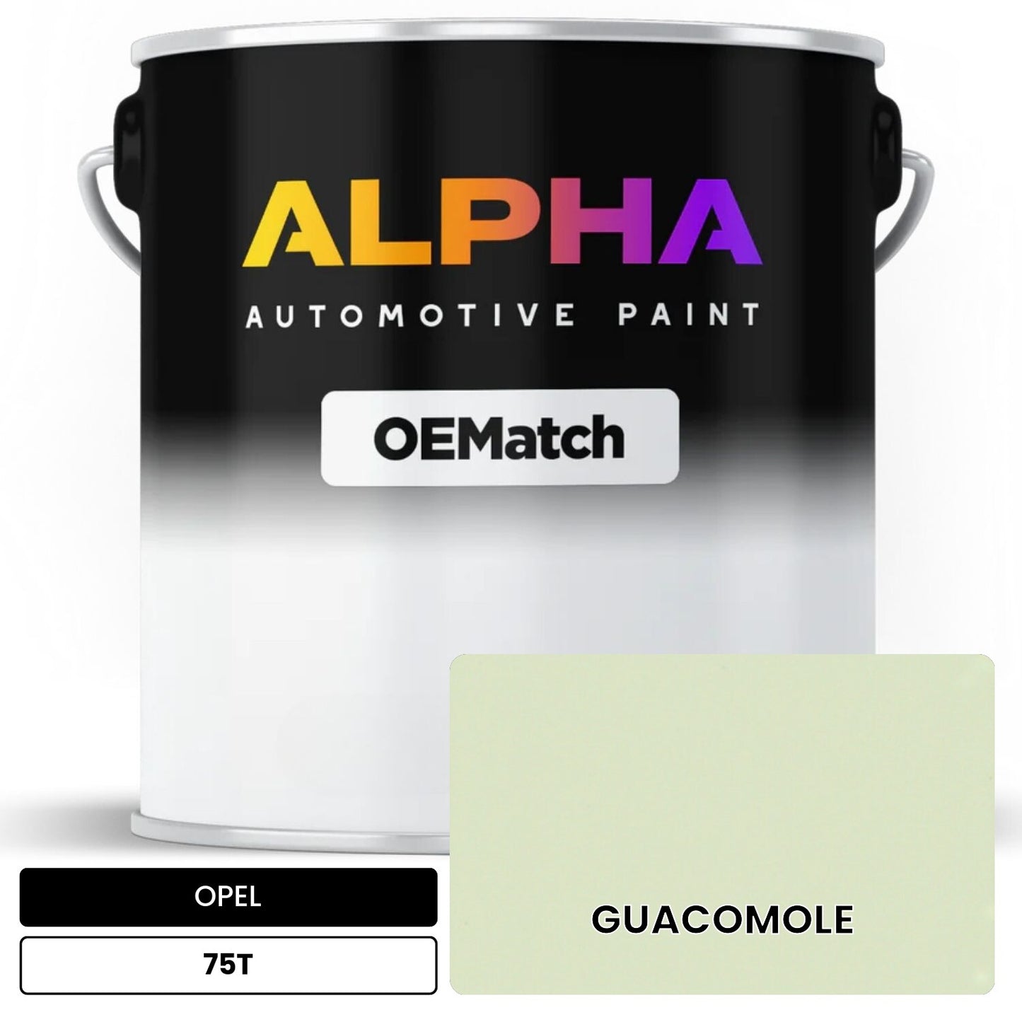 OPEL GUACOMOLE 75T OEMatch Basecoat
