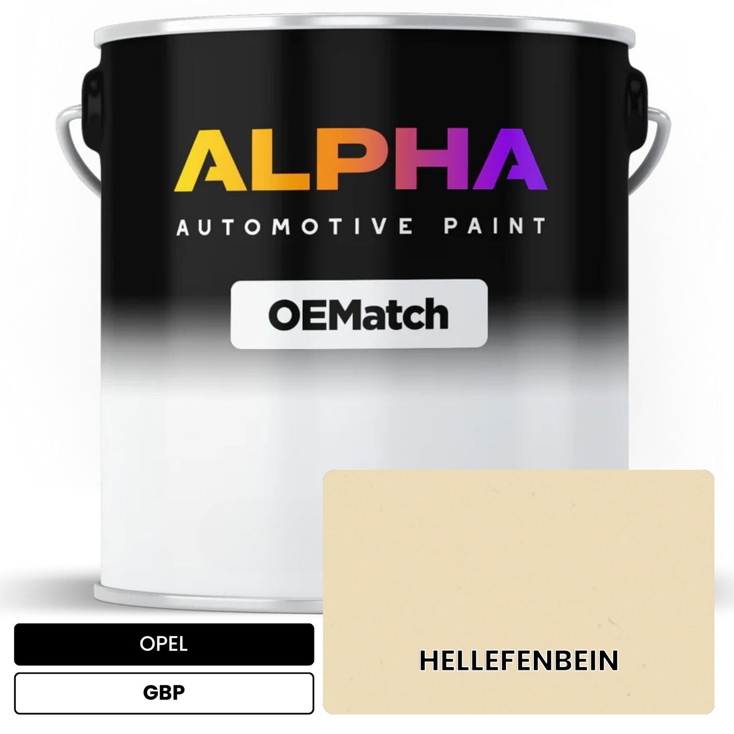 OPEL HELLEFENBEIN GBP OEMatch Basecoat