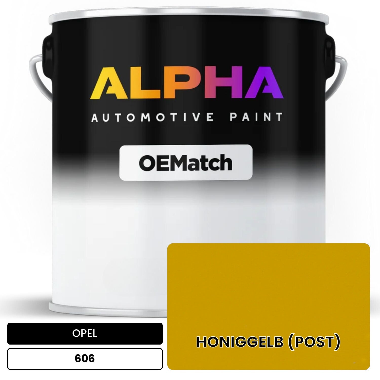 OPEL HONIGGELB (POST) 606 OEMatch Basecoat