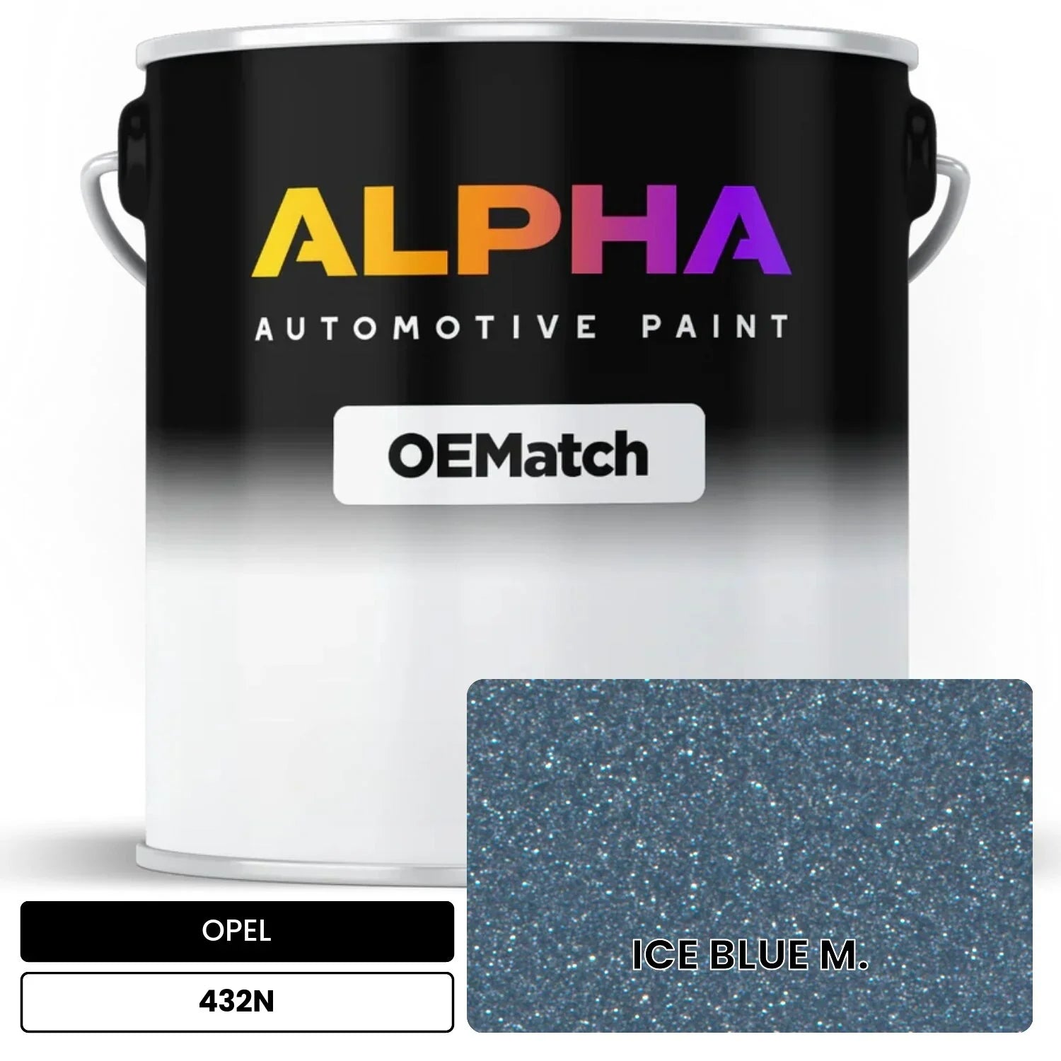 OPEL ICE BLUE M. 432N OEMatch Basecoat