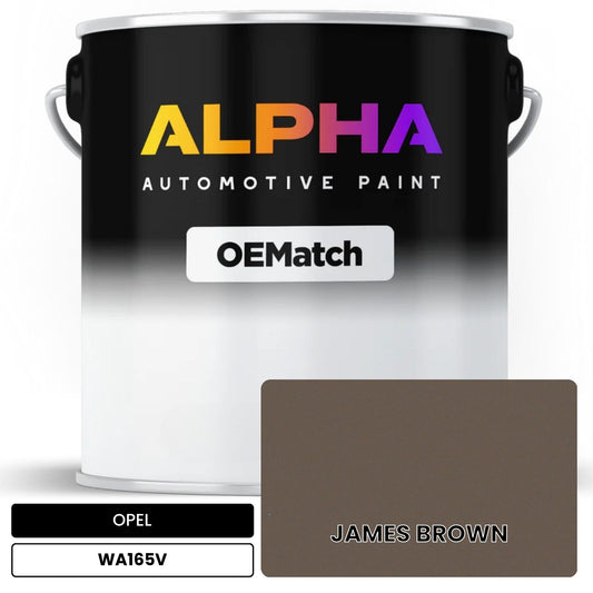 OPEL JAMES BROWN WA165V OEMatch Basecoat