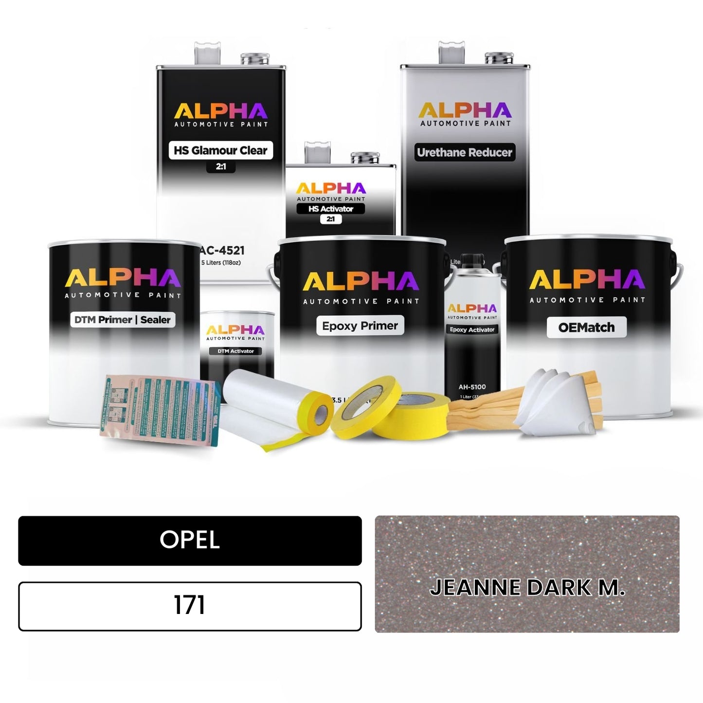 OPEL JEANNE DARK M. 171 OEMatch Vehicle Paint Kit