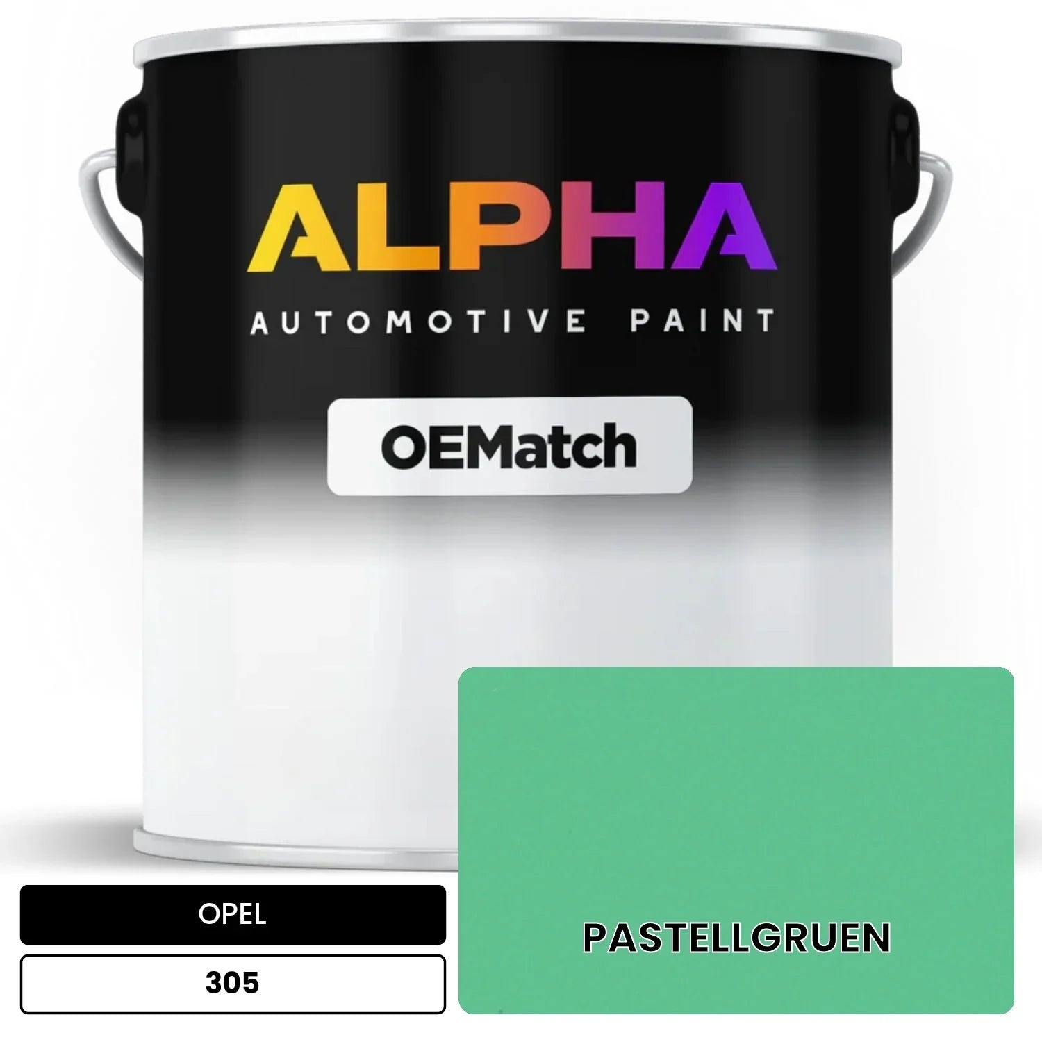 OPEL PASTELLGRUEN 305 OEMatch Basecoat