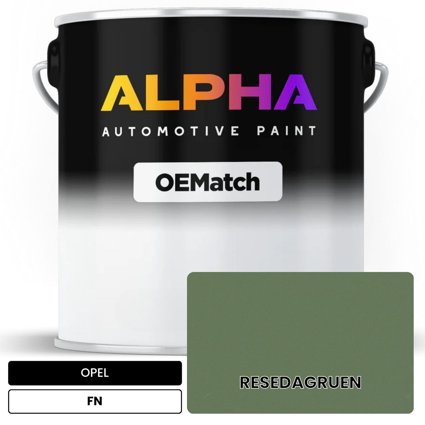 OPEL RESEDAGRUEN FN OEMatch Basecoat