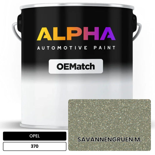 OPEL SAVANNENGRUEN M. 370 OEMatch Basecoat