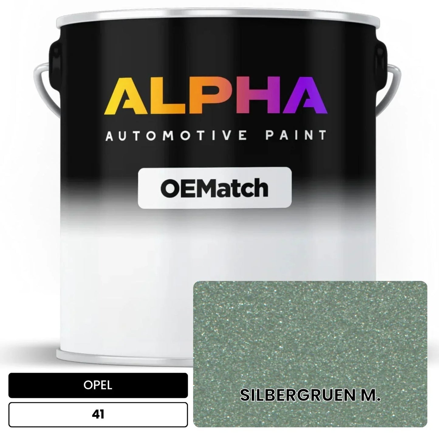 OPEL SILBERGRUEN M. 41 OEMatch Basecoat