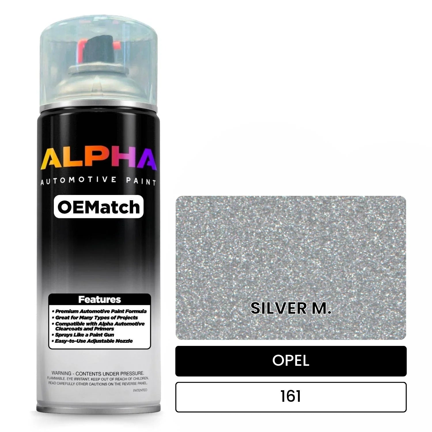 OPEL SILVER M. 161 OEMatch Spraycan
