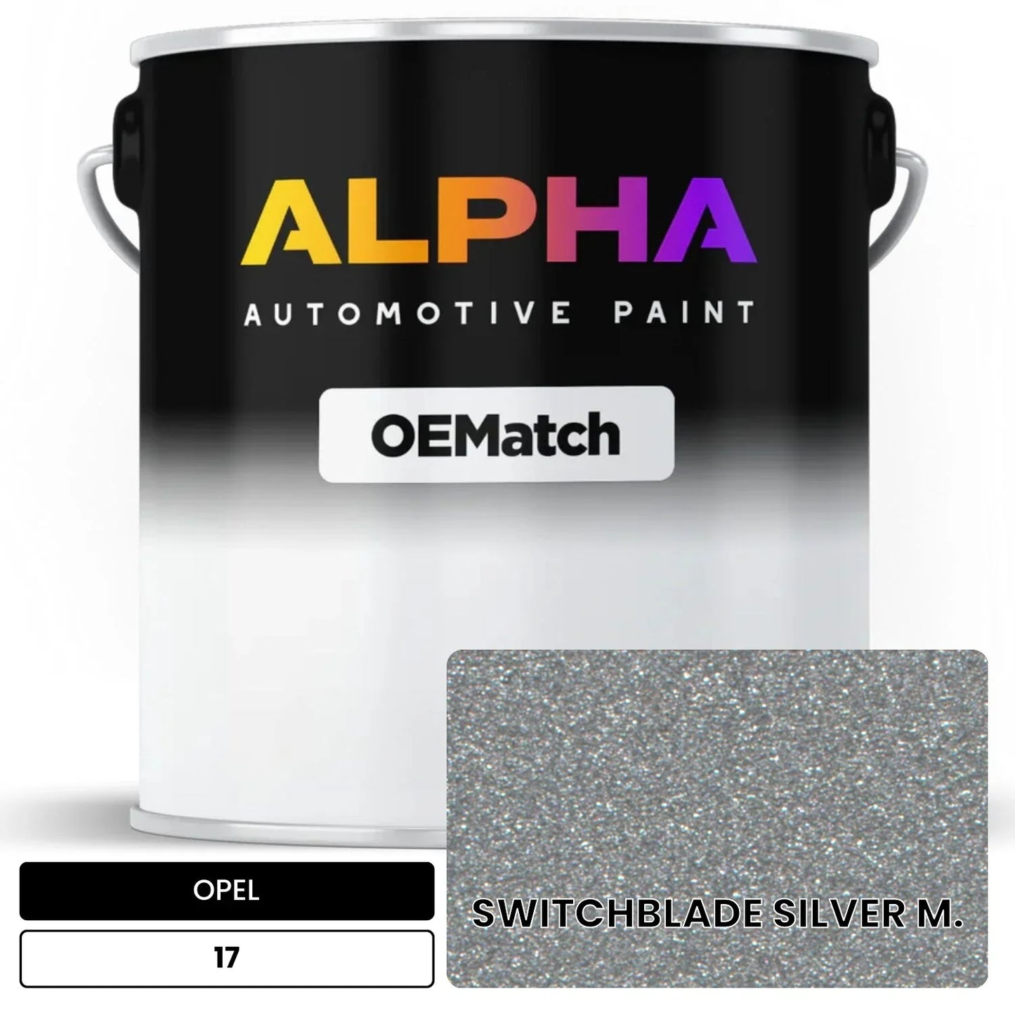 OPEL SWITCHBLADE SILVER M. 17 OEMatch Basecoat
