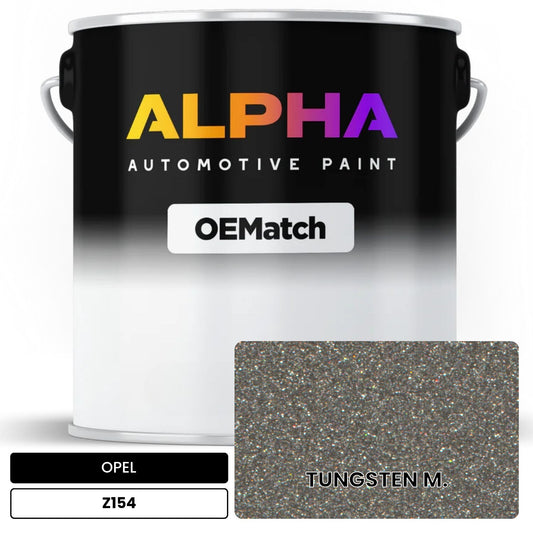 OPEL TUNGSTEN M. Z154 OEMatch Basecoat