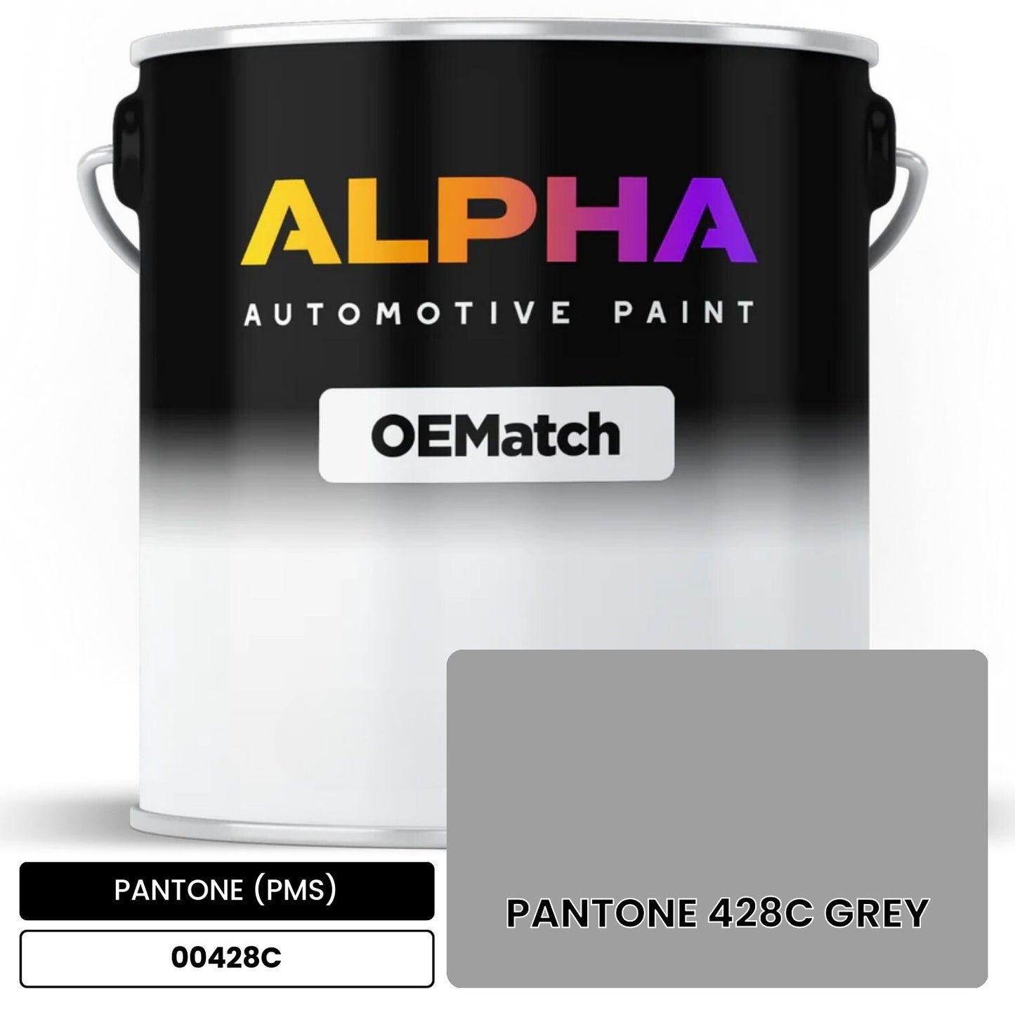 PANTONE (PMS) PANTONE 428C GREY 00428C OEMatch Basecoat