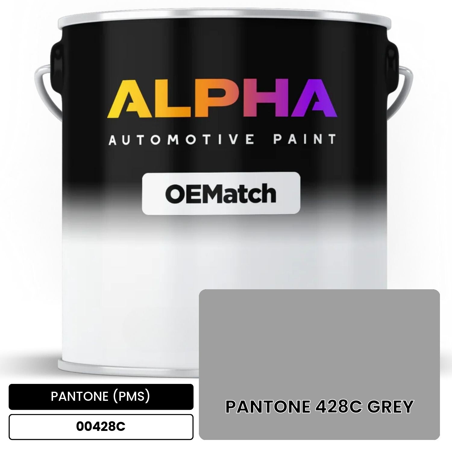 PANTONE (PMS) PANTONE 428C GREY 00428C OEMatch Basecoat