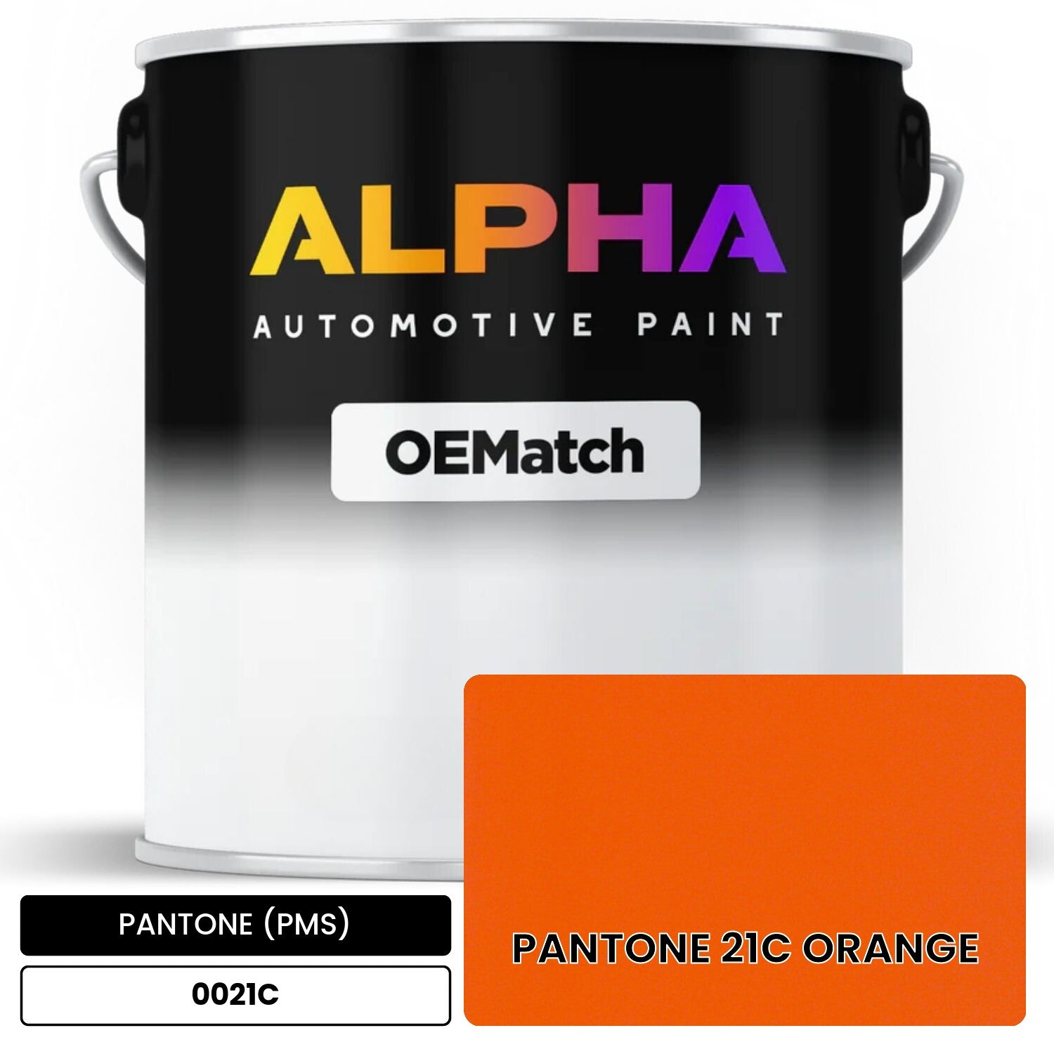 PANTONE (PMS) PANTONE 21C ORANGE 0021C OEMatch Basecoat