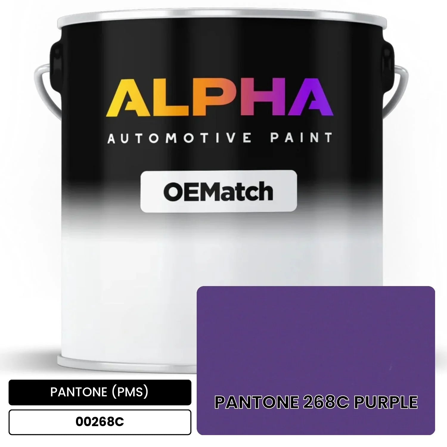 PANTONE (PMS) PANTONE 268C PURPLE 00268C OEMatch Basecoat